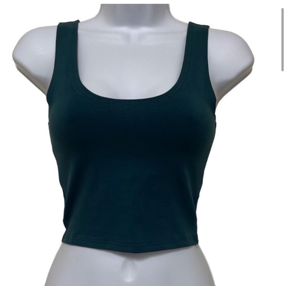 Women's Scoop Neck Tank Top - Deep Teal